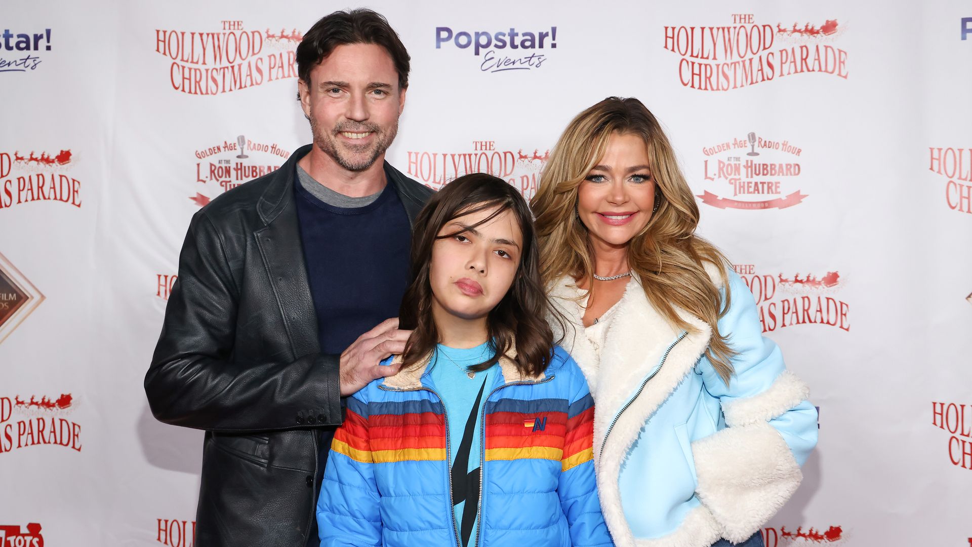 Denise Richards' rarely-seen daughter Eloise, 12 joins her parents for family outing