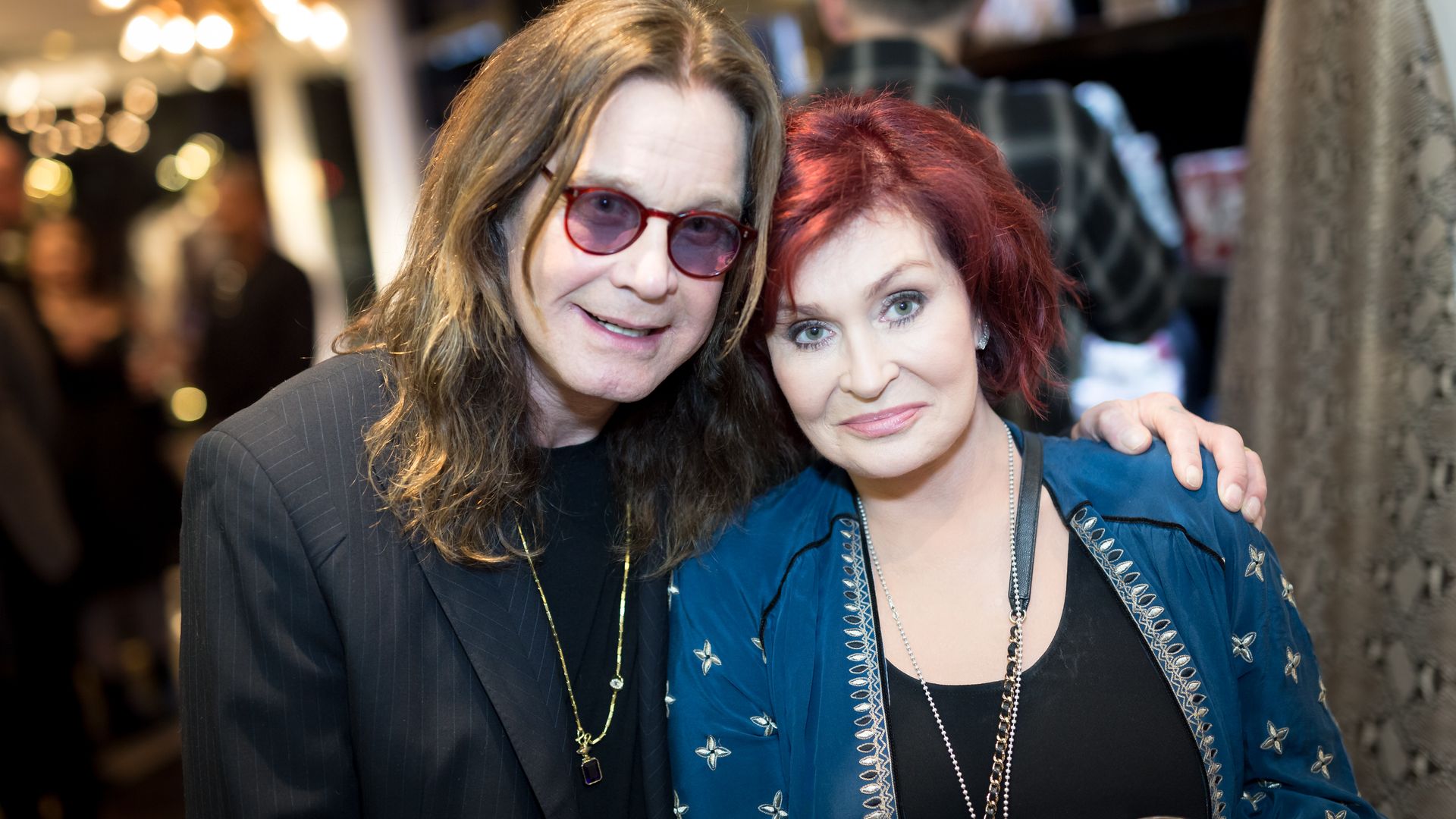 Ozzy Osbourne and Sharon Osbourne
