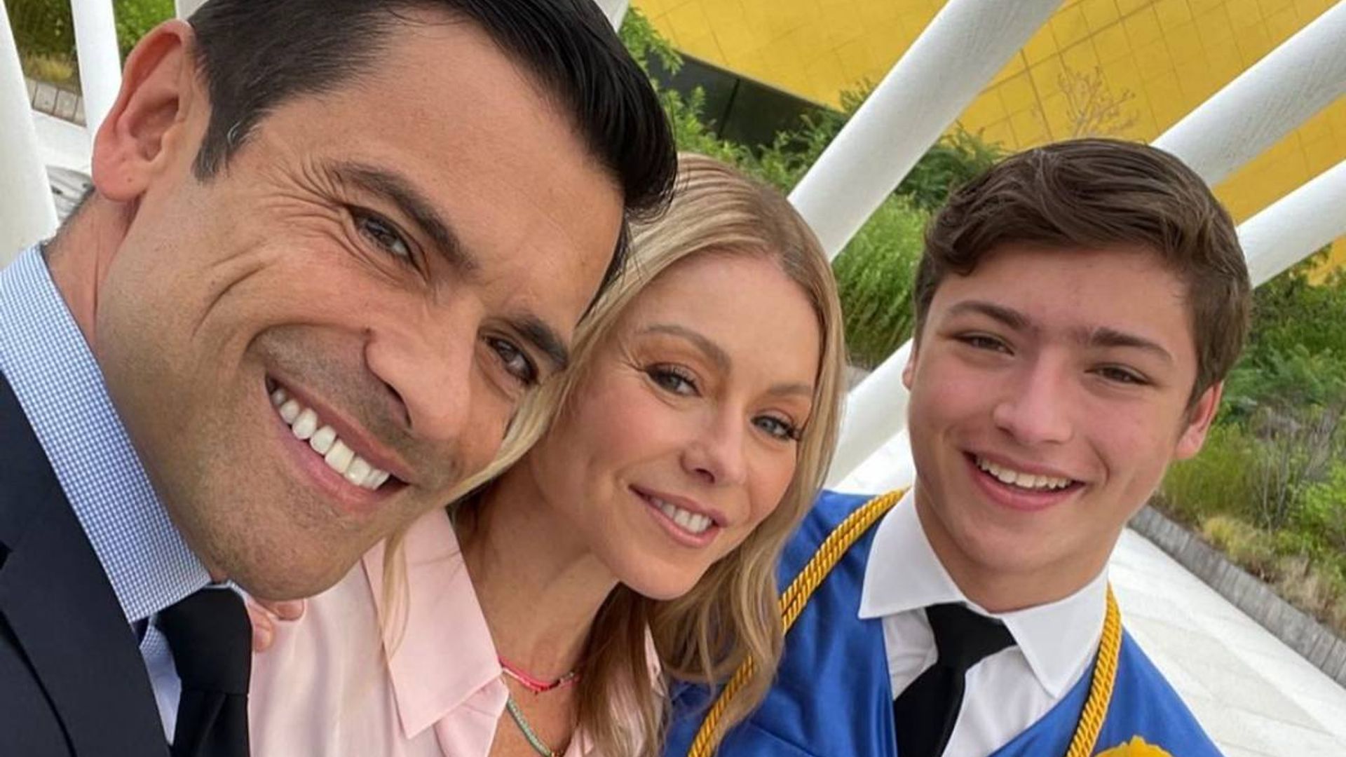 Joaquin Consuelos takes on huge sporting challenge at college as famous dad watches on