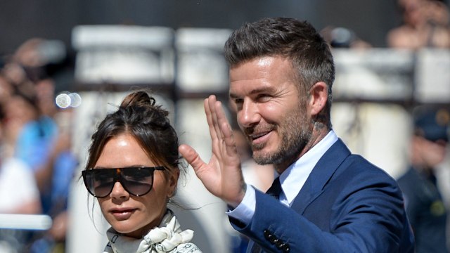 David Beckham and Victoria Beckham in Spain 