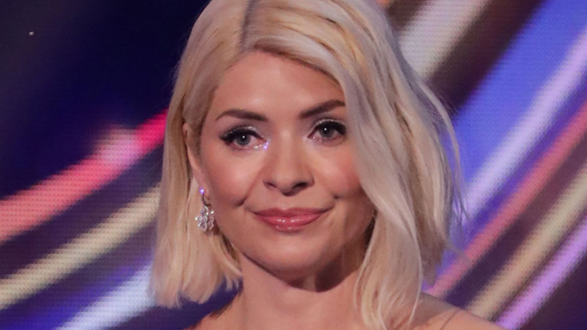 holly willoughby sequin thigh split dress