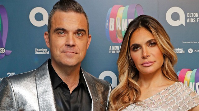 robbie williams and ayda field at event