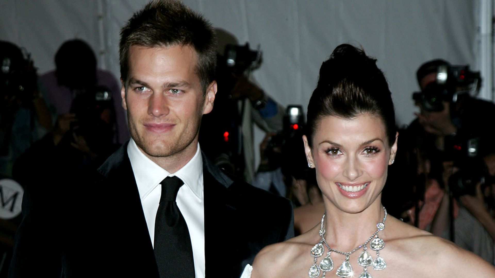 Tom Brady poses with ex Bridget Moynahan and son following retirement news