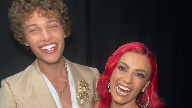 Bobby Brazier and Dianne Buswell smiling