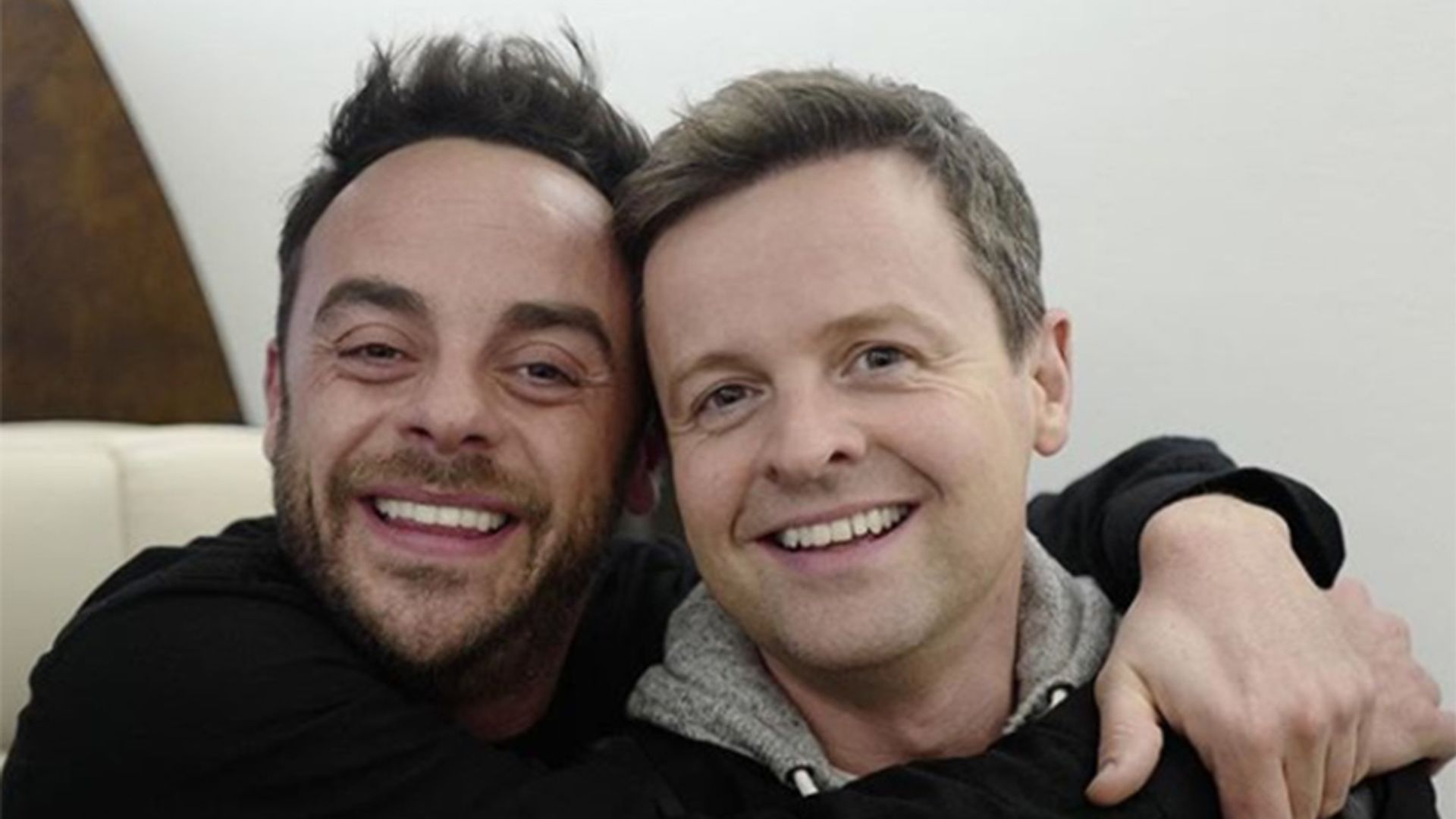 ant and dec smiling