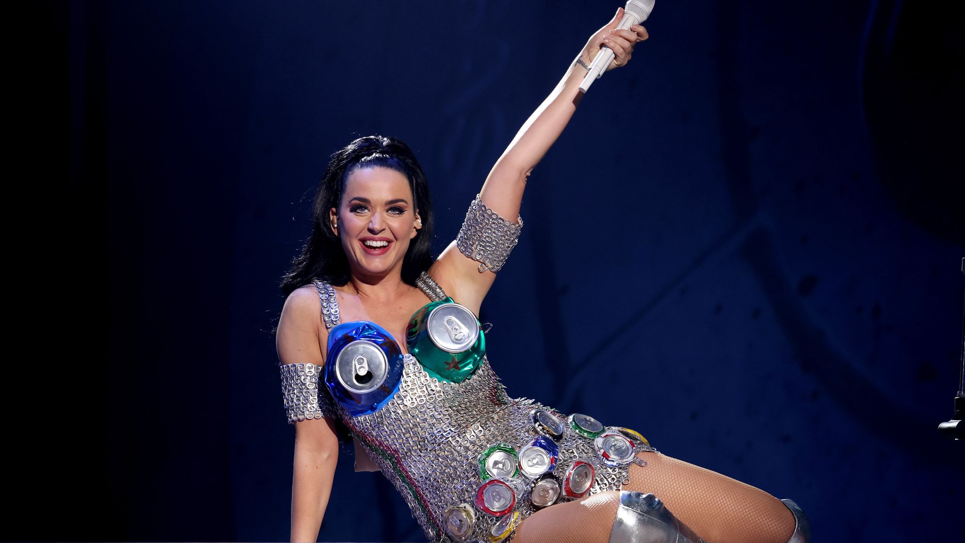 Katy Perry performs onstage during Katy Perry: PLAY Las Vegas Residency at Resorts World Las Vegas on December 29, 2021 