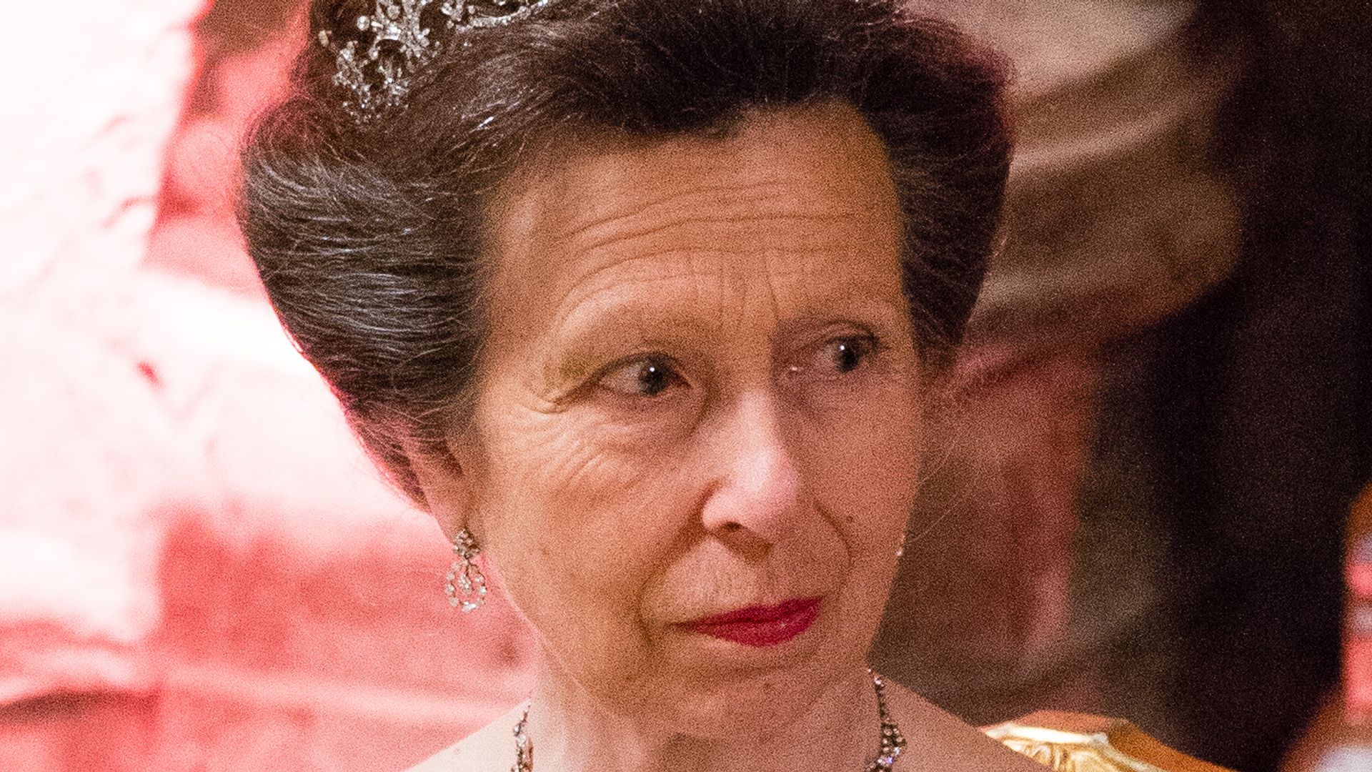 LONDON, ENGLAND - JULY 13:  Princess Anne, Princess Royal attends a banquet at the Guildhall during a State visit by the King and Queen of Spain on July 13, 2017 in London, England.  This is the first state visit by the current King Felipe and Queen Letizia, the last being in 1986 with King Juan Carlos and Queen Sofia.  (Photo by Jeff Spicer/Getty Images)