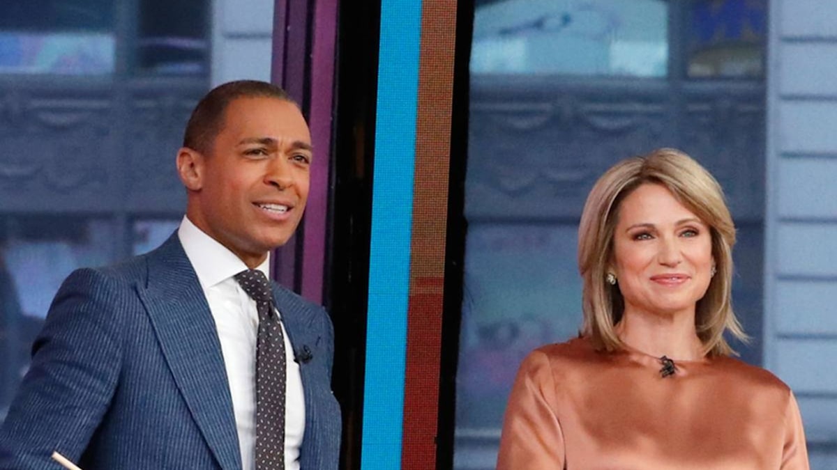 GMA's Amy Robach and T.J. Holmes replaced on show as they leave(01)