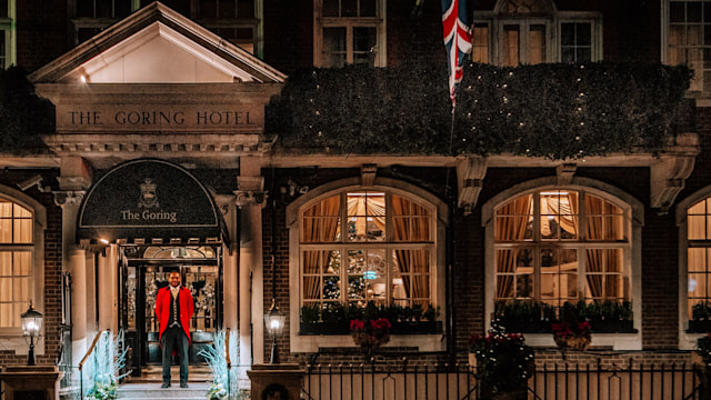 The Goring Hotel at Christmas