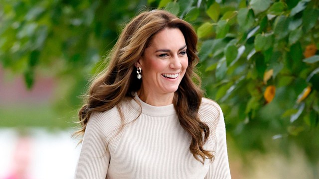 Kate Middleton in cream outfit