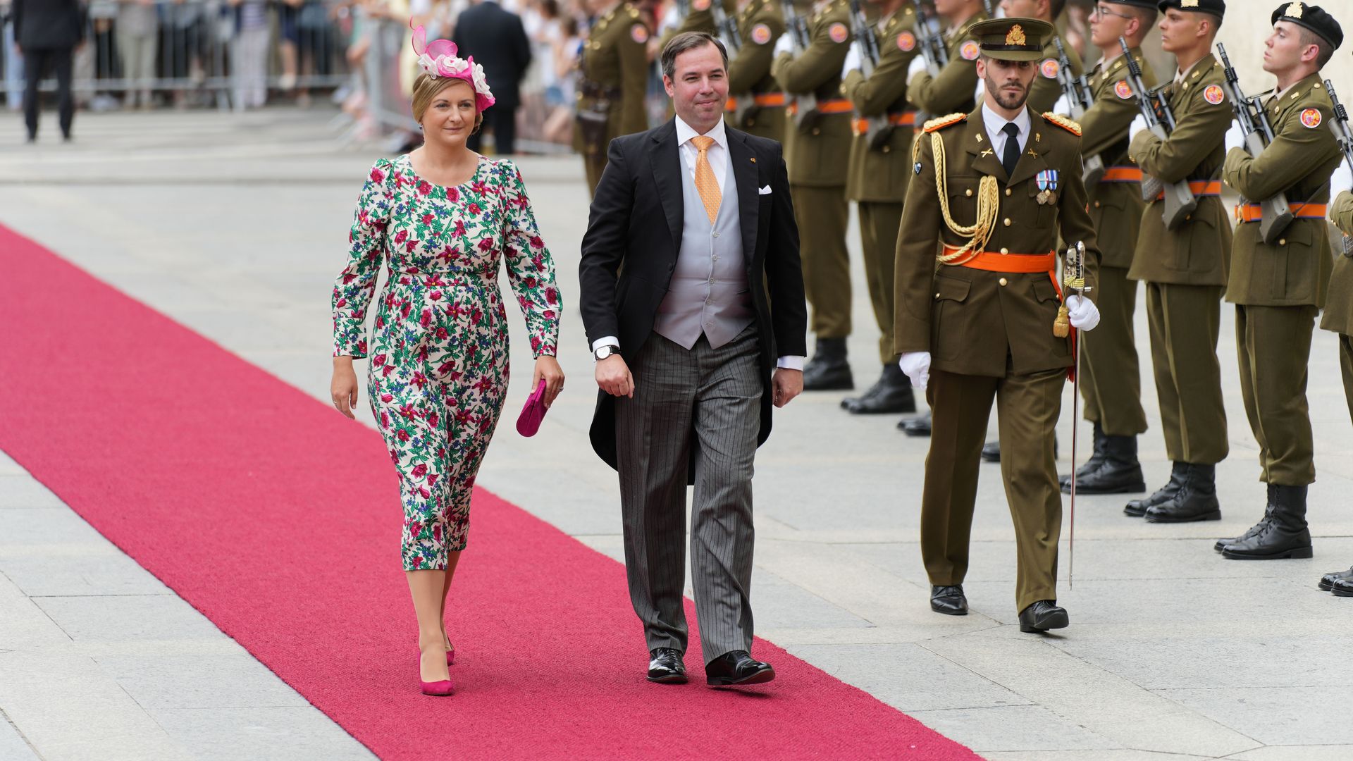 Prince Guillaume and Princess Stephanie of Luxembourg 