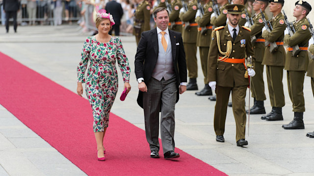 Prince Guillaume and Princess Stephanie of Luxembourg 