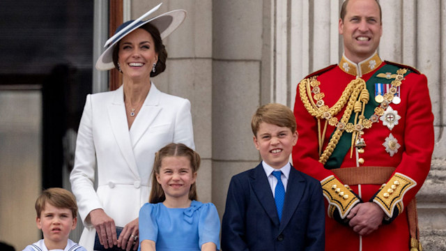 prince william family trooping the colour