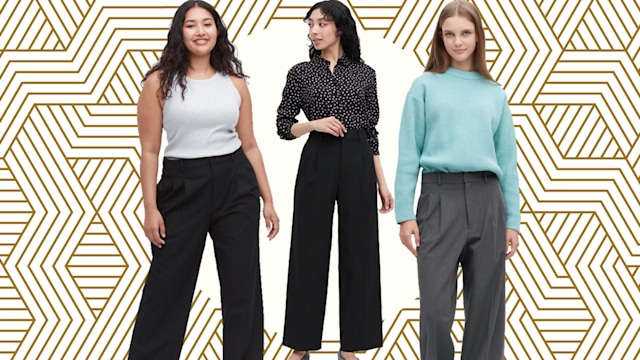 Uniqlo viral trousers: how I style them 🖤