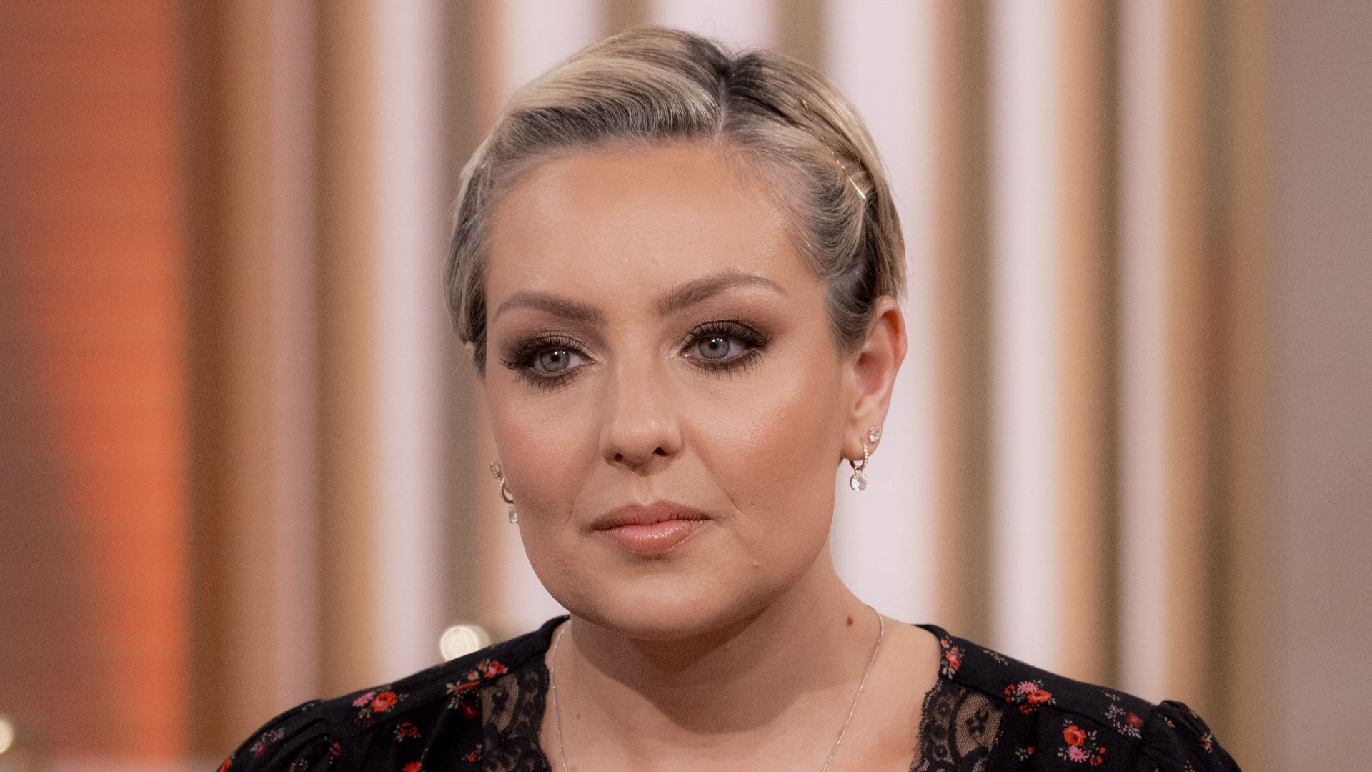 Amy Dowden looking sad on This Morning