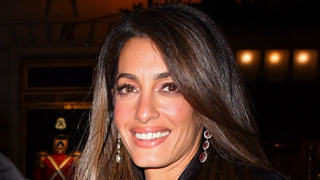 Amal Clooney arrives to the Polo Bar on December 13, 2023 in New York City. (Photo by James Devaney/GC Images)