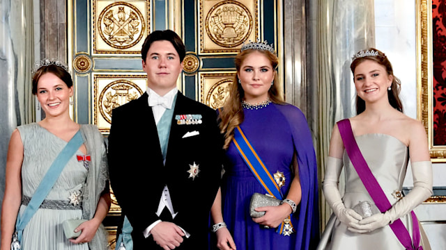 Princess Estelle, Princess Ingrid Alexandra, Prince Christian, Princess Catharina-Amalia and Princess Elisabeth