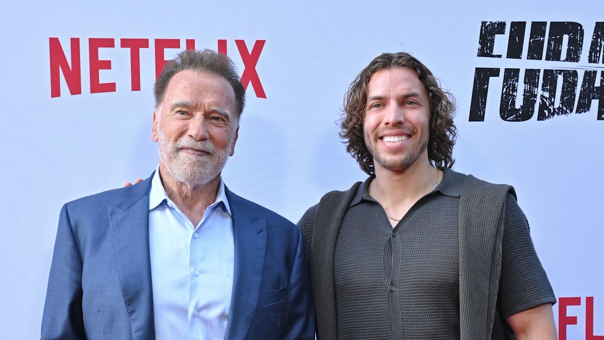 Arnold Schwarzenegger's son Joseph talks life-changing weight loss transformation alongside 'chubby' photo