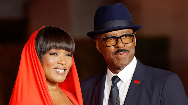 Angela Bassett and Courtney B. Vance attend the Academy Museum of Motion Pictures 3rd Annual Gala Presented by Rolex at Academy Museum of Motion Pictures on December 03, 2023 in Los Angeles, California. (Photo by Emma McIntyre/Getty Images for Academy Museum of Motion Pictures )