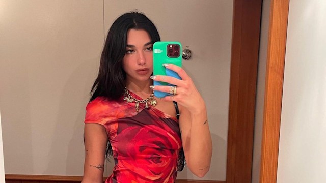 dua lipa selfie