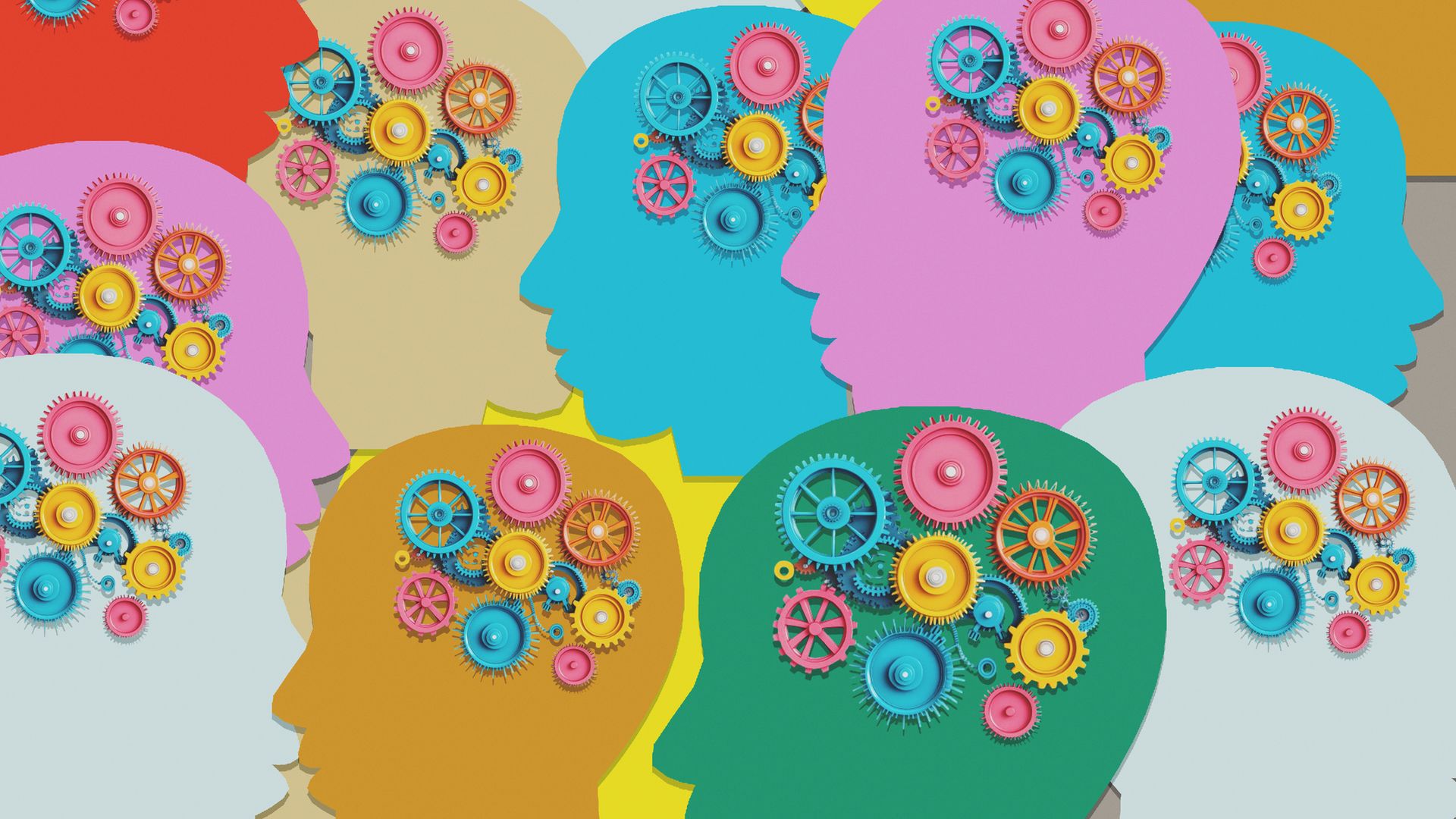 paper craft different people with mental problems