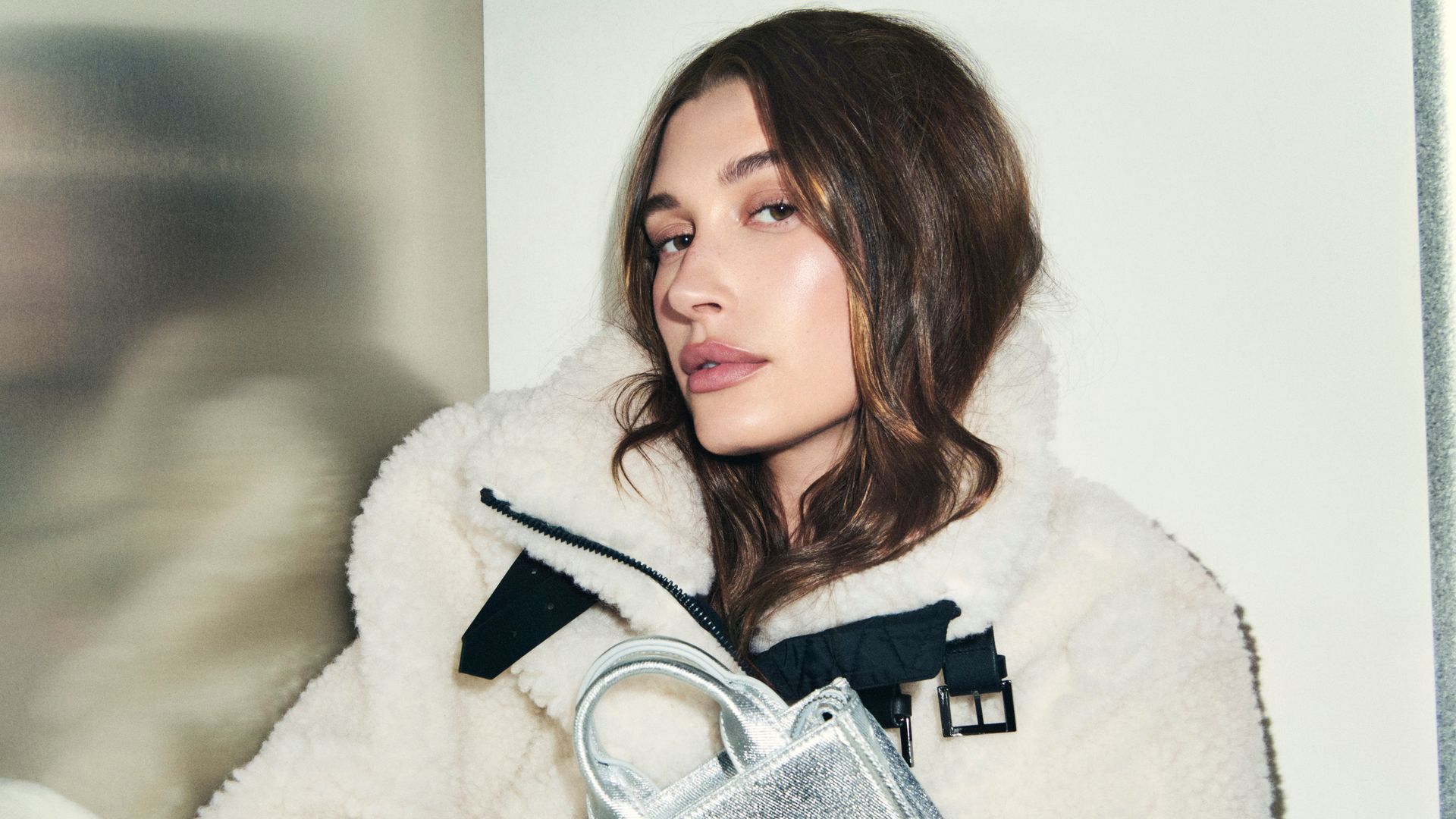 Hailey Bieber for DKNY Xmas 