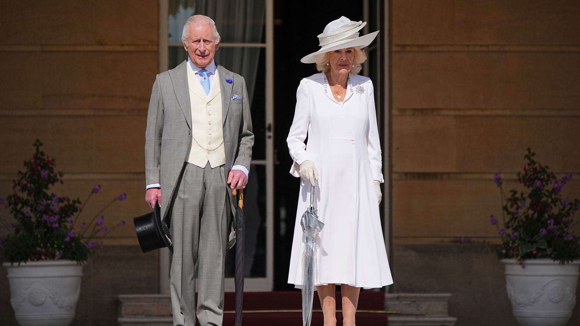 King Charles and Queen Camilla standing together