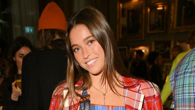 Lola Consuelos attends The London EDITION's iconic annual Burns Night feast hosted by Charles Jeffrey LOVERBOY at Berners Tavern at The London EDITION on January 28, 2025 in London, England