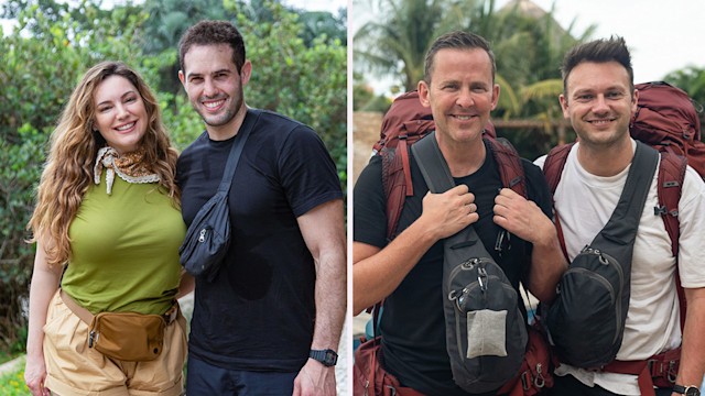 Kelly Brook & Jeremy, Scott Mills and Sam on Celebrity Race Across the World