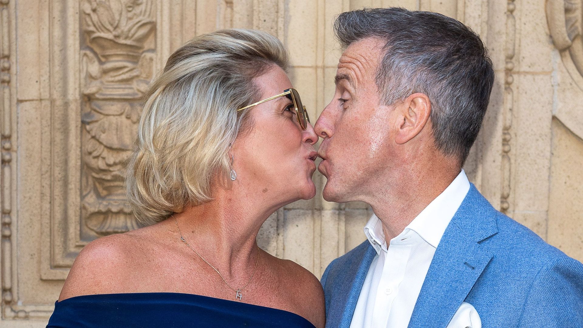 Anton Du Beke and Hannah shared a sweet moment at the event in London