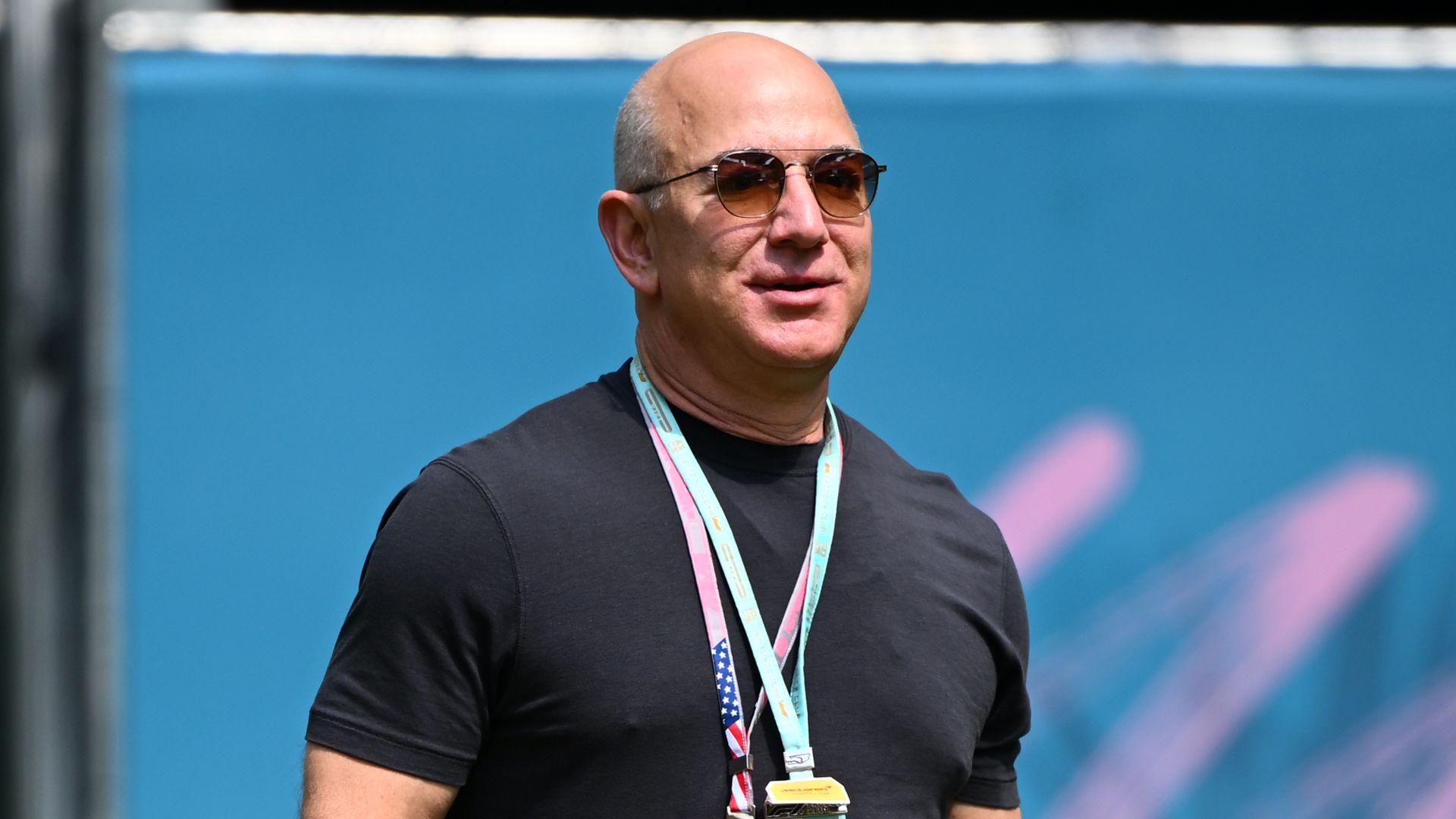 Jeff Bezos in Miami for F1 Grand Prix