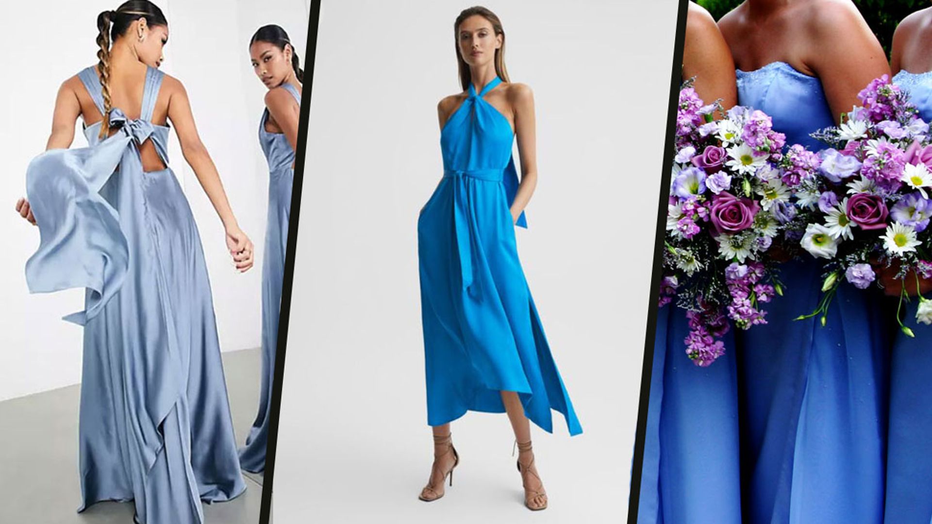 best blue bridesmaids dresses