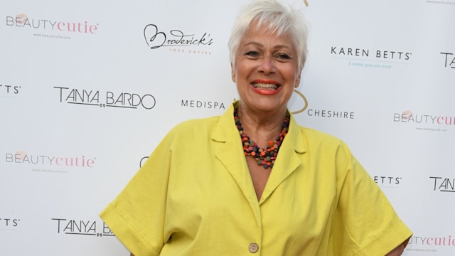 denise welch yellow suit