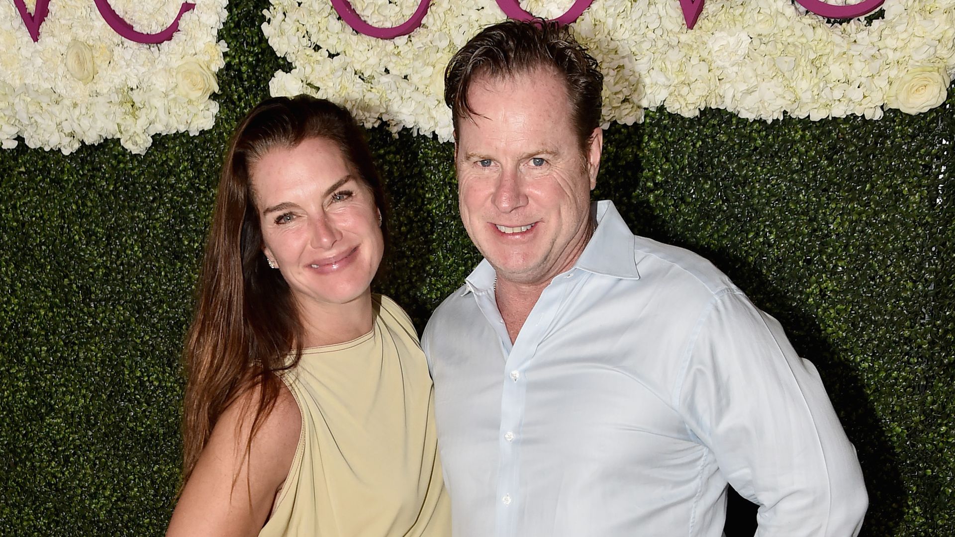 Brooke Shields and Chris Henchy in the Bahamas