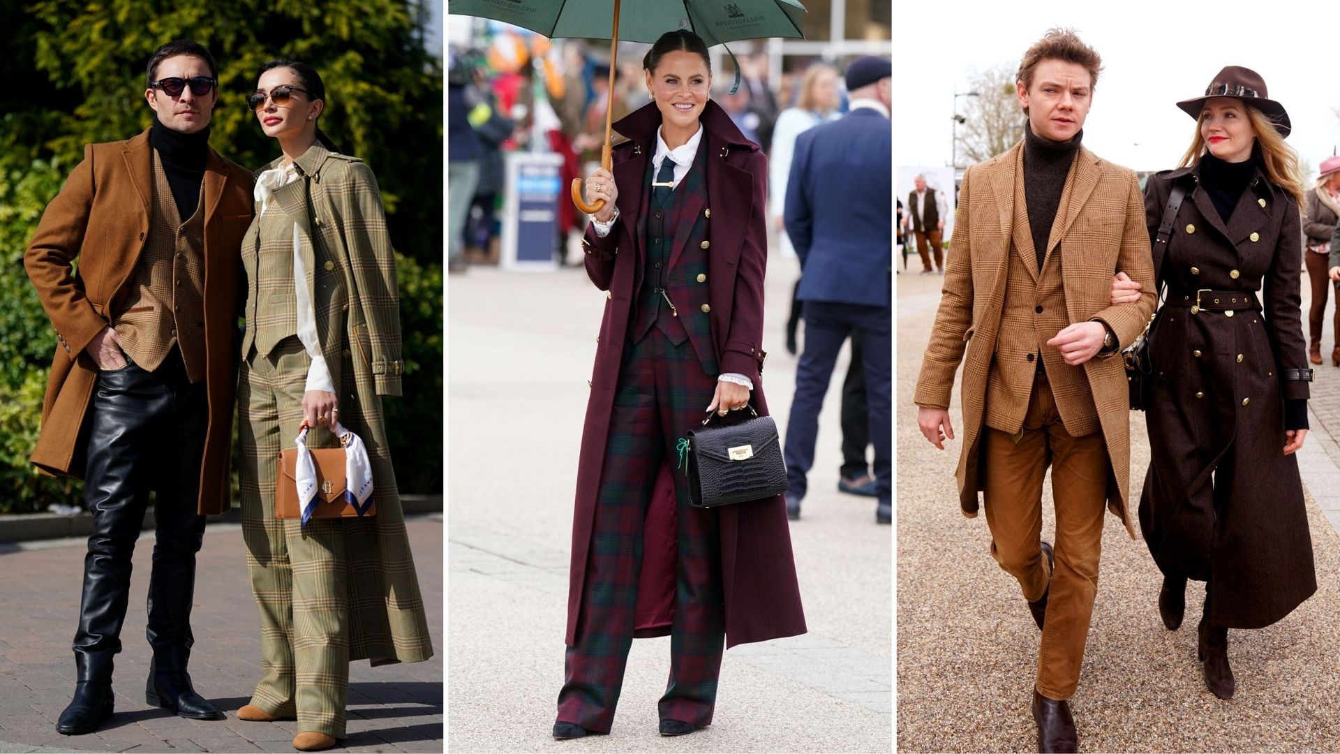 Cheltenham 2024 best dressed: Ed Westwick and Amy Jackson, Thomas Brodie-Sangster and Talulah Riley, Jade Holland Cooper