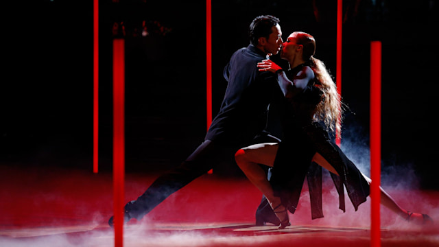 Angela Scanlon and Carlos Gu dancing the Argentine Tango