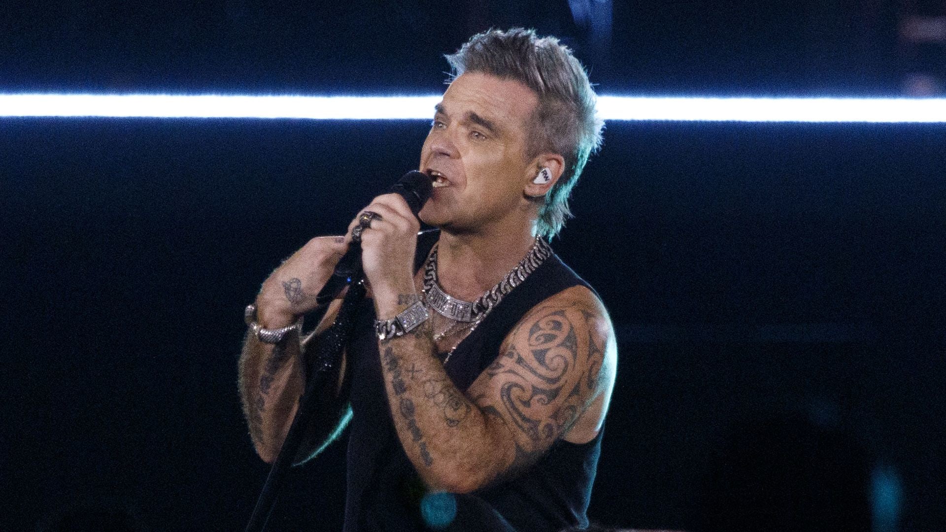 Robbie Williams in concert, Munich, Germany 