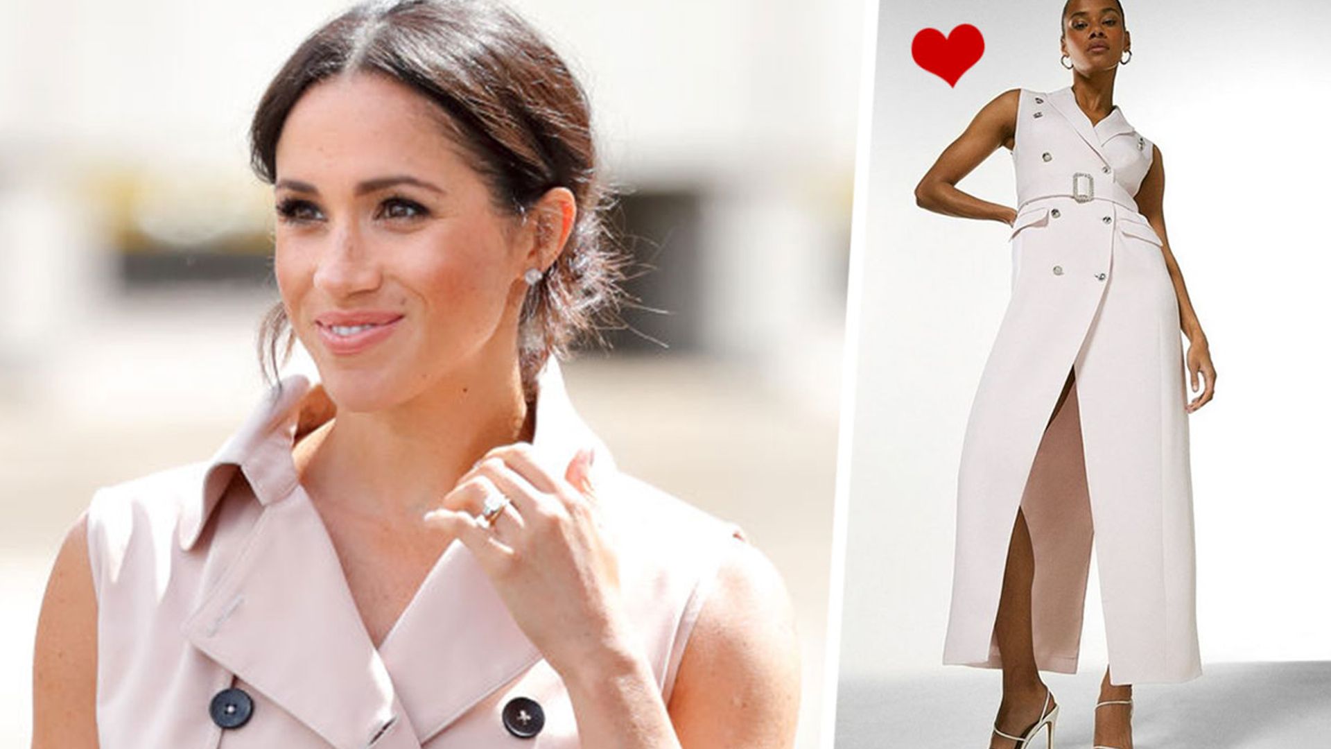 Loved Meghan Markle's elegant trench dress? We've found a stunning  lookalike