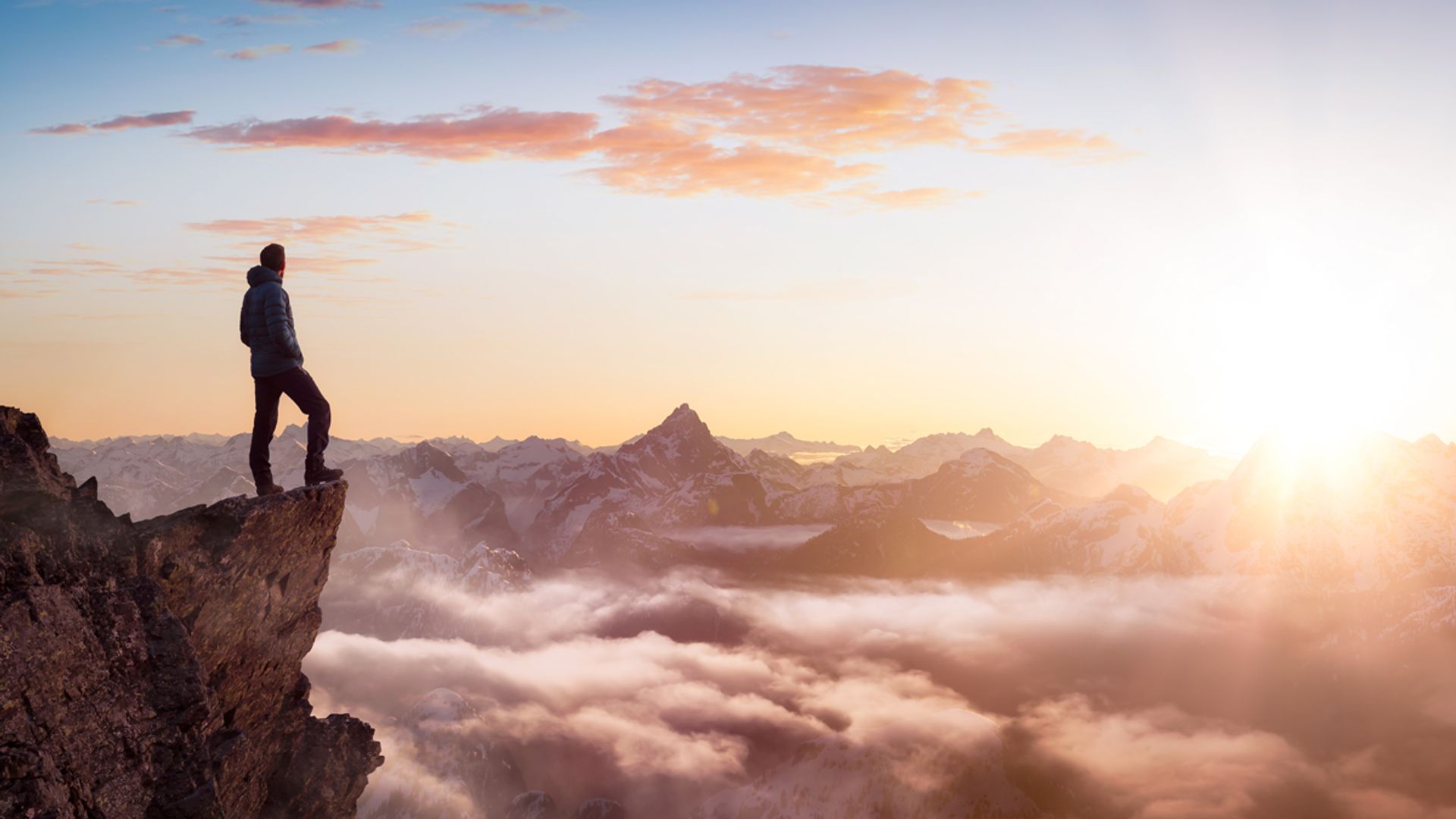 climbing mountains