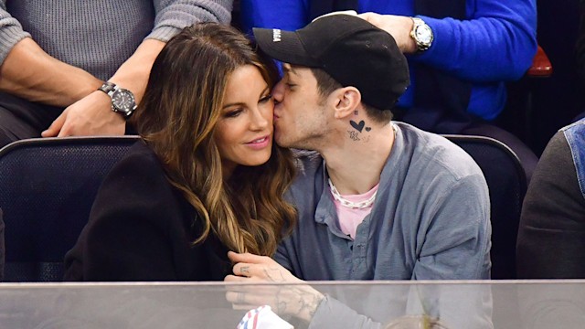 kate beckinsale pete davidson kiss