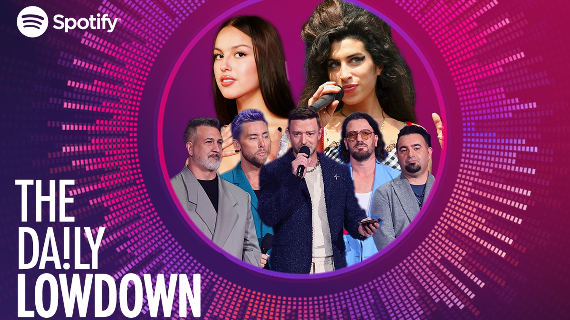 NSYNC, Olivia Rodrigo and Amy Winehouse