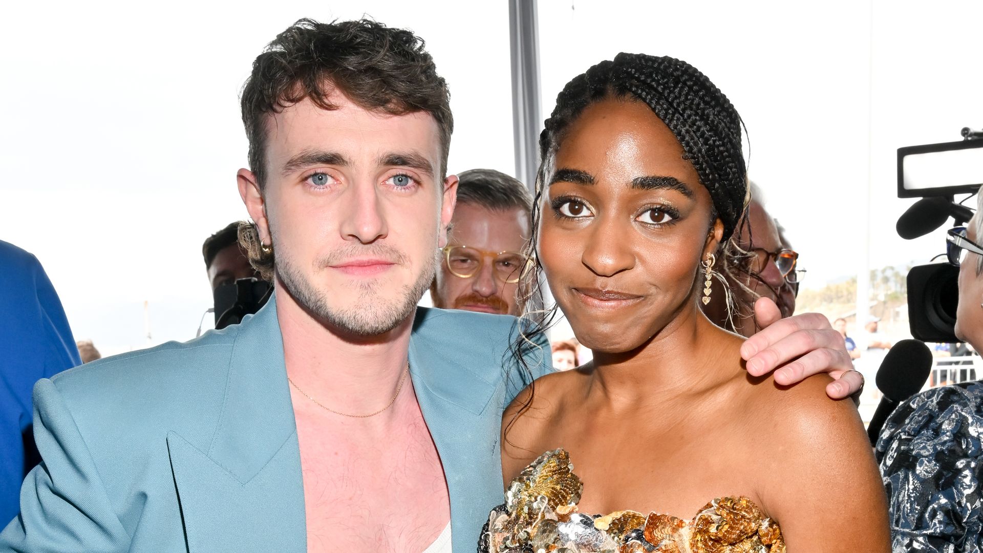 Paul Mescal and Ayo Edebiri at the 2023 Film Independent Spirit Awards held on March 4, 2023 in Santa Monica, California. (Photo by Michael Buckner/Variety via Getty Images)