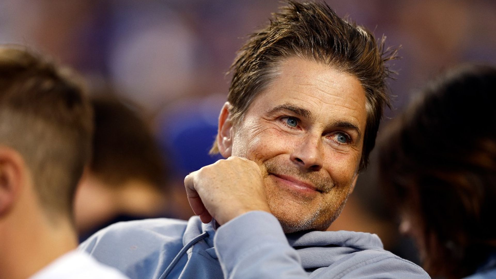 rob lowe smiling