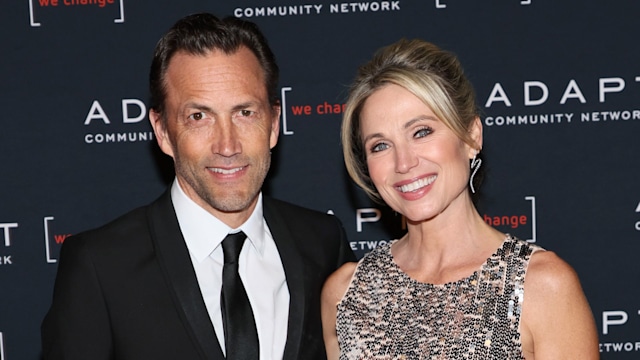 Amy Robach and Andrew Shue on the red carpet 