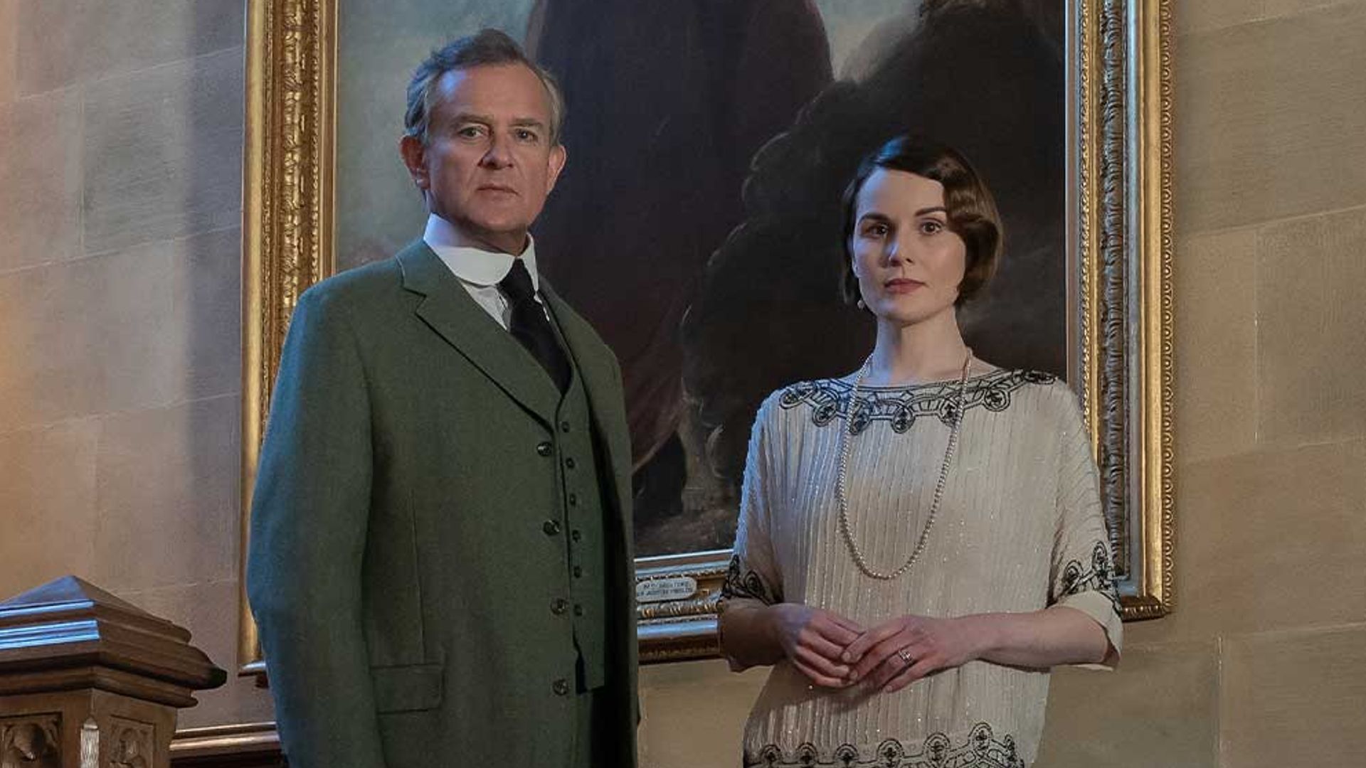 Hugh Bonneville, Michelle Dockery in Downton Abbey