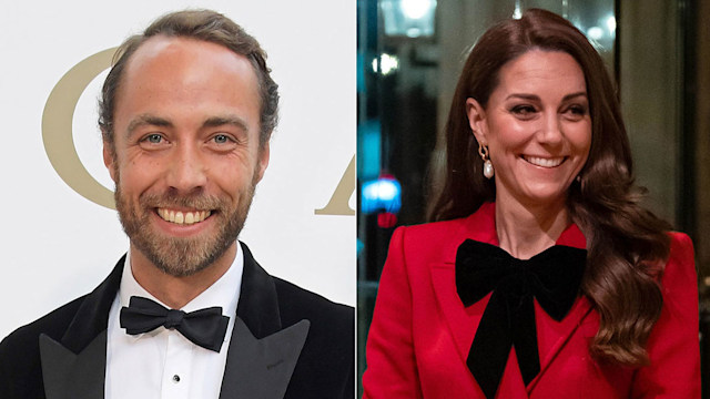 James Middleton and Princess Kate