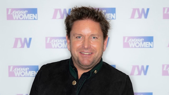 James Martin in a black outfit