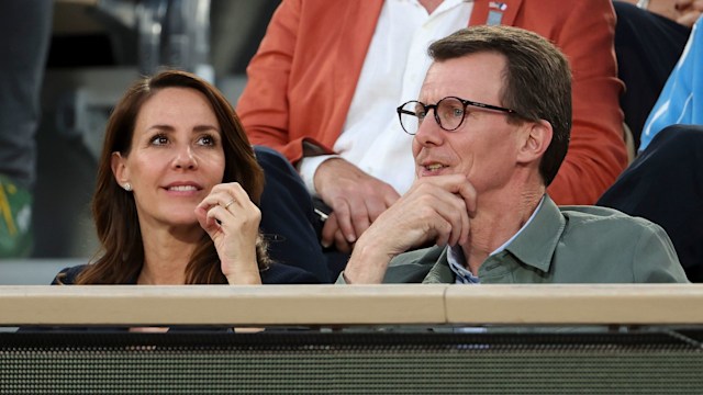 Prince Joachim and Marie at the 2023 French Open