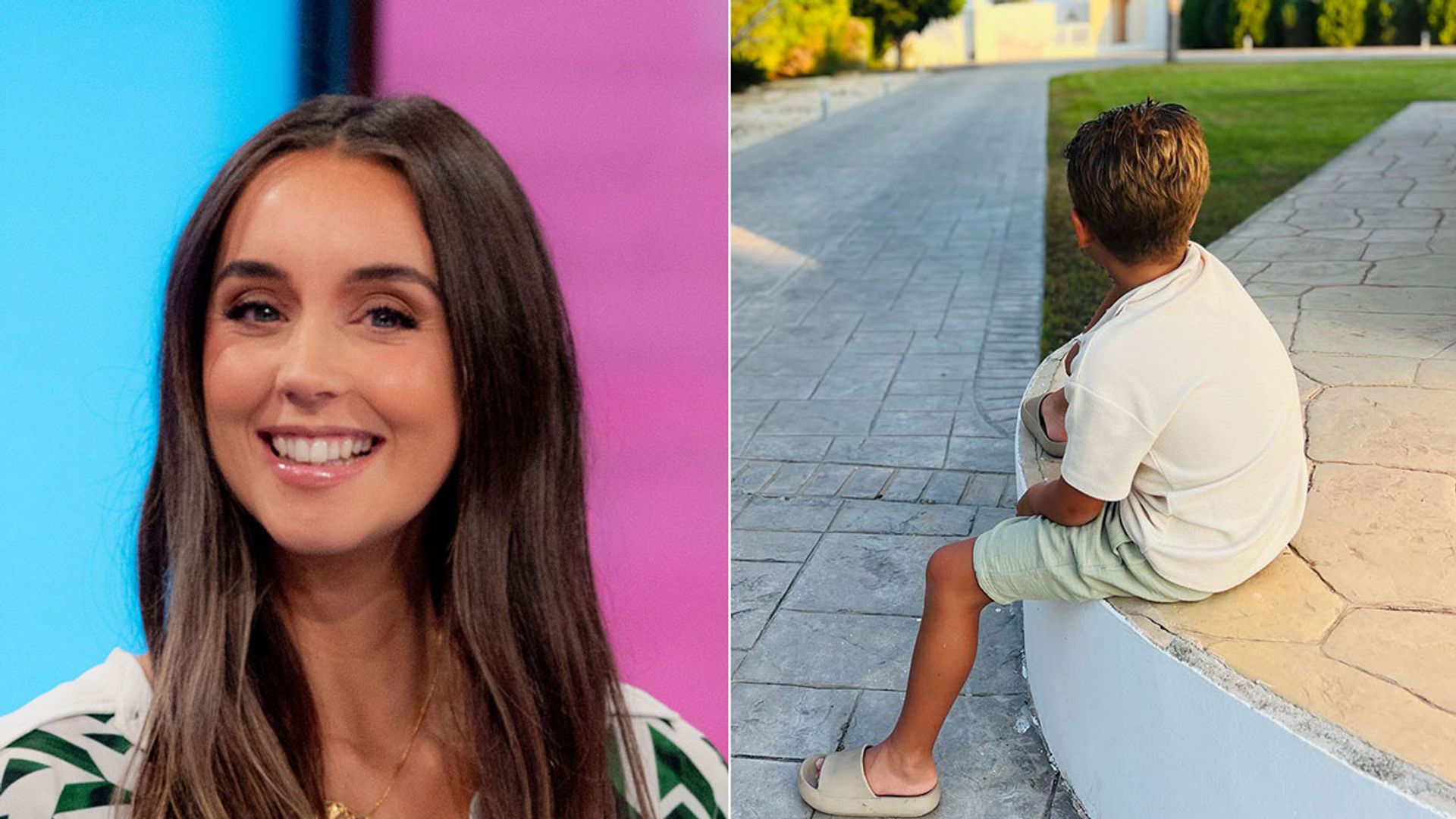 Emily Andre’s son Theo looks so grown-up in sweet sibling moment with baby Arabella