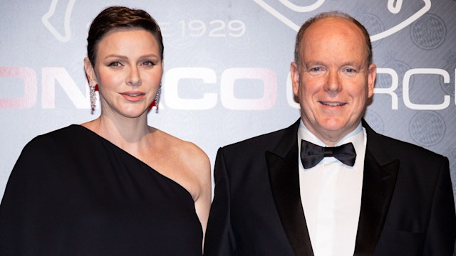 Princess Charlene of Monaco and Prince Albert II of Monaco attend the Gala Dinner for the F1 Grand Prix 